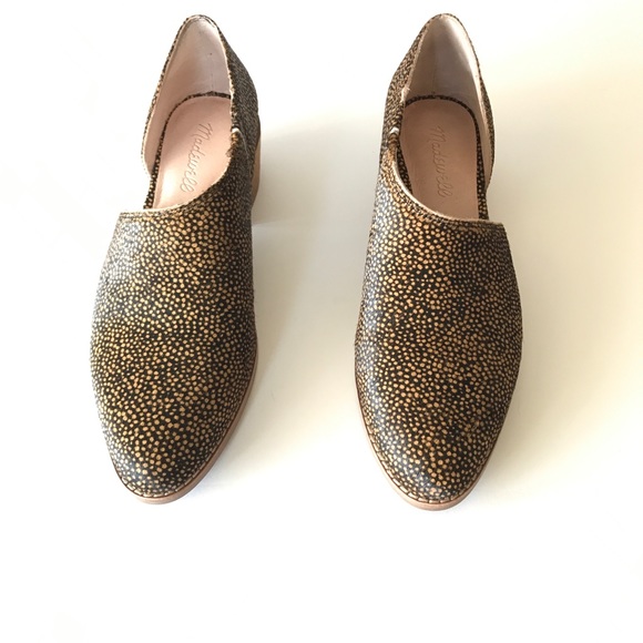 NWT Madewell The Lucie Shoe in Spotted Calf Hair - Picture 9 of 9